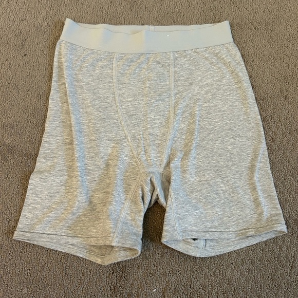 Women’s Gray Boxer Briefs Shorts - Picture 1 of 3